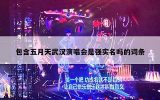 包含五月天武汉演唱会是强实名吗的词条