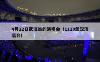 4月22日武汉谁的演唱会（1120武汉演唱会）