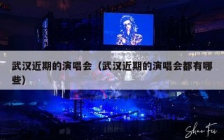 武汉近期的演唱会（武汉近期的演唱会都有哪些）