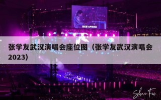 张学友武汉演唱会座位图（张学友武汉演唱会2023）