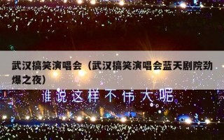 武汉搞笑演唱会（武汉搞笑演唱会蓝天剧院劲爆之夜）