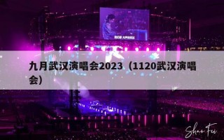 九月武汉演唱会2023（1120武汉演唱会）