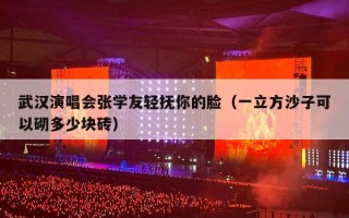武汉演唱会张学友轻抚你的脸（一立方沙子可以砌多少块砖）