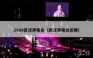 2020武汉演唱会（武汉演唱会近期）