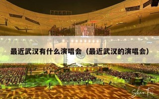 最近武汉有什么演唱会（最近武汉的演唱会）