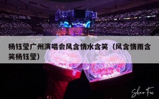 杨钰莹广州演唱会风含情水含笑（风含情雨含笑杨钰莹）