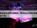 蔡依林长沙举行演唱会（蔡依林长沙举行演唱会了吗）