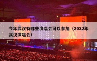 今年武汉有哪些演唱会可以参加（2022年武汉演唱会）