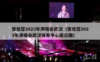 张信哲2023年演唱会武汉（张信哲2023年演唱会武汉体育中心座位图）