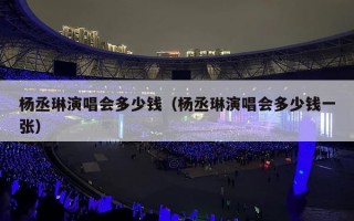 杨丞琳演唱会多少钱（杨丞琳演唱会多少钱一张）