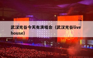 武汉光谷今天有演唱会（武汉光谷live house）