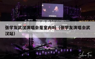 张学友武汉演唱会是室内吗（张学友演唱会武汉站）