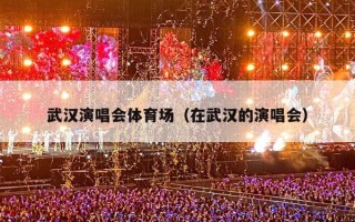 武汉演唱会体育场（在武汉的演唱会）