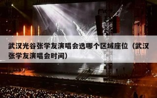 武汉光谷张学友演唱会选哪个区域座位（武汉张学友演唱会时间）