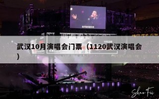 武汉10月演唱会门票（1120武汉演唱会）