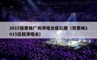 2015张惠妹广州演唱会座位图（张惠妹2015巡回演唱会）