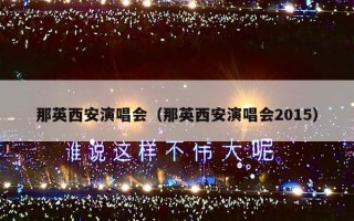 那英西安演唱会（那英西安演唱会2015）