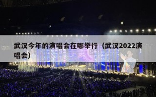 武汉今年的演唱会在哪举行（武汉2022演唱会）