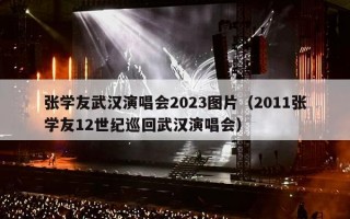 张学友武汉演唱会2023图片（2011张学友12世纪巡回武汉演唱会）