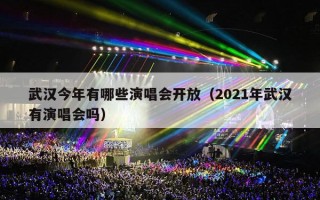 武汉今年有哪些演唱会开放（2021年武汉有演唱会吗）