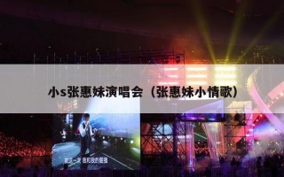 小s张惠妹演唱会（张惠妹小情歌）