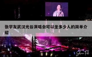 张学友武汉光谷演唱会可以坐多少人的简单介绍
