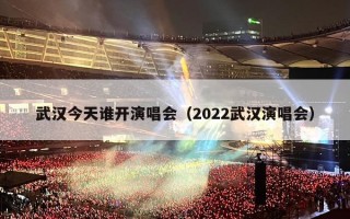 武汉今天谁开演唱会（2022武汉演唱会）