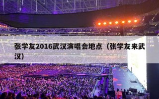 张学友2016武汉演唱会地点（张学友来武汉）