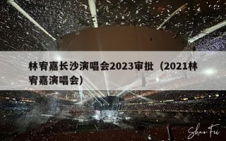 林宥嘉长沙演唱会2023审批（2021林宥嘉演唱会）