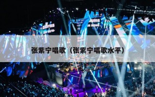 张紫宁唱歌（张紫宁唱歌水平）