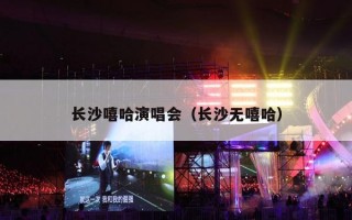 长沙嘻哈演唱会（长沙无嘻哈）