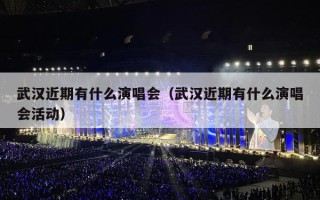 武汉近期有什么演唱会（武汉近期有什么演唱会活动）