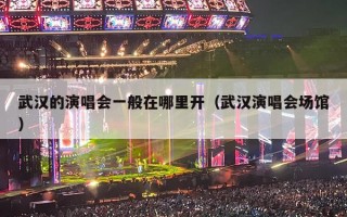 武汉的演唱会一般在哪里开（武汉演唱会场馆）