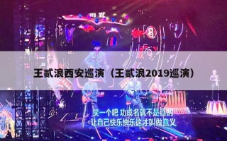 王贰浪西安巡演（王贰浪2019巡演）