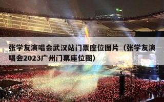 张学友演唱会武汉站门票座位图片（张学友演唱会2023广州门票座位图）
