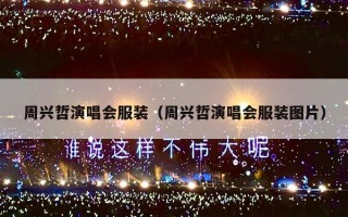 周兴哲演唱会服装（周兴哲演唱会服装图片）