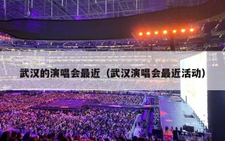 武汉的演唱会最近（武汉演唱会最近活动）