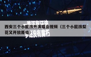 西安三个小屁孩开演唱会视频（三个小屁孩梨花又开放原唱）