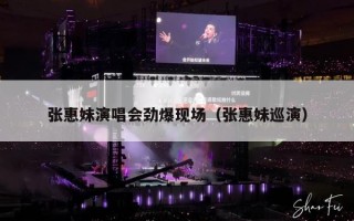 张惠妹演唱会劲爆现场（张惠妹巡演）