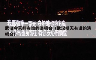 武汉今天都有谁的演唱会（武汉明天有谁的演唱会）