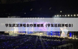 学友武汉演唱会炒票被抓（学友巡回演唱会）