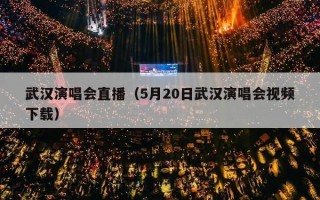 武汉演唱会直播（5月20日武汉演唱会视频下载）