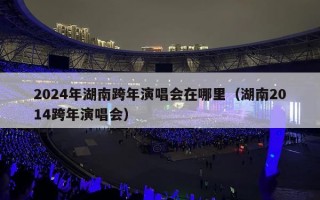 2024年湖南跨年演唱会在哪里（湖南2014跨年演唱会）